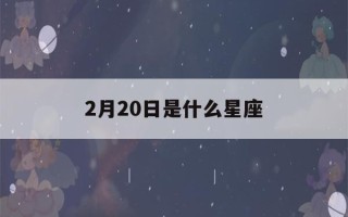 2月20日是什么星座()