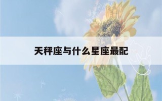 天秤座与什么星座最配(天秤座与什么星座最配做朋友)