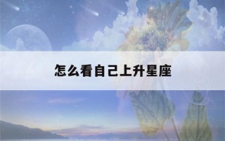 怎么看自己上升星座(塔罗牌免费测试近期感情)