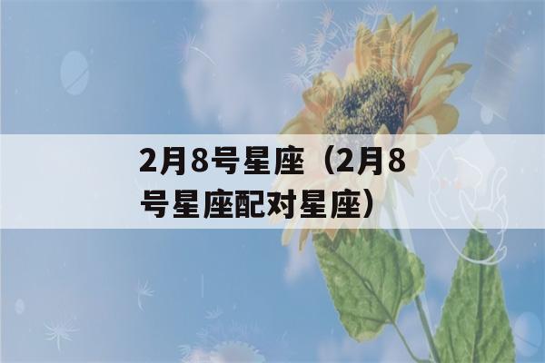 2月8号星座（2月8号星座配对星座）-第1张图片-星座花